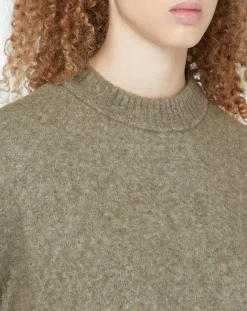 Discount Yerse Pull en Laine mélangée Danae kaki