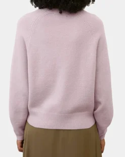 Hot Marc O'Polo Pull en Laine mélangée manches raglans violet clair