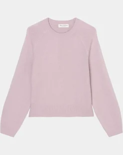 Hot Marc O'Polo Pull en Laine mélangée manches raglans violet clair