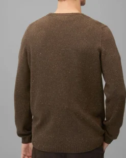 Marc O'Polo Pull en Laine mélangée marron