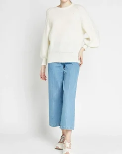 Best Caroll Pull en Laine mélangée Natalia écru