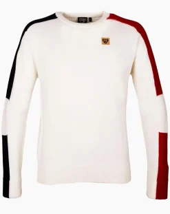 Discount Degré 7 Pull en Laine mélangée Nera blanc