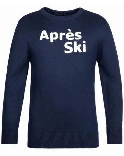 Hot Duvillard Pull en Laine mélangée Pablo bleu nuit