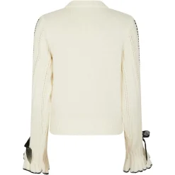 Online Manoush Pull en Laine mélangée Parure ecru