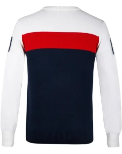 Outlet Duvillard Pull en Laine mélangée Pascal blanc