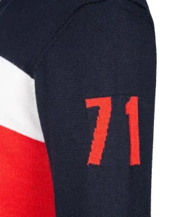 Homme Duvillard Pull en Laine mélangée Pascal multicolore