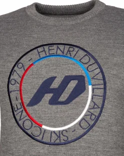 New Duvillard Pull en Laine mélangée Paul Hd gris