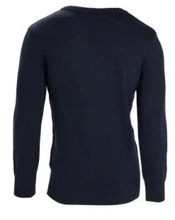 Sale Duvillard Pull en Laine mélangée Paul Hd bleu marine