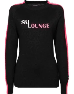 Femme Duvillard Pull en Laine mélangée Peggie noir