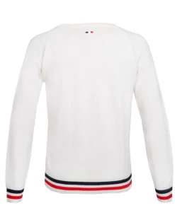 Homme Duvillard Pull en Laine mélangée Pierre blanc