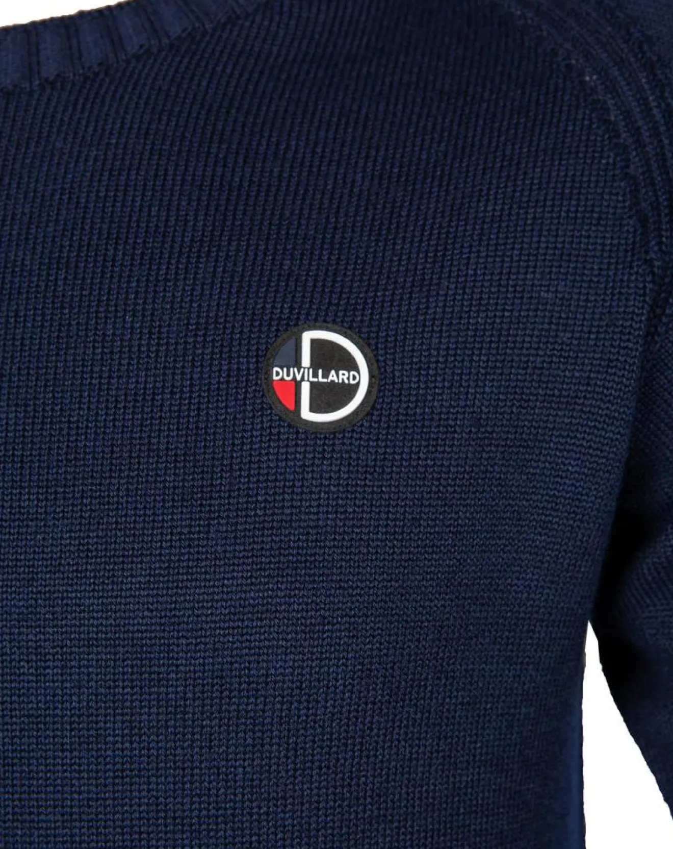 Homme Duvillard Pull en Laine mélangée Pierre bleu nuit