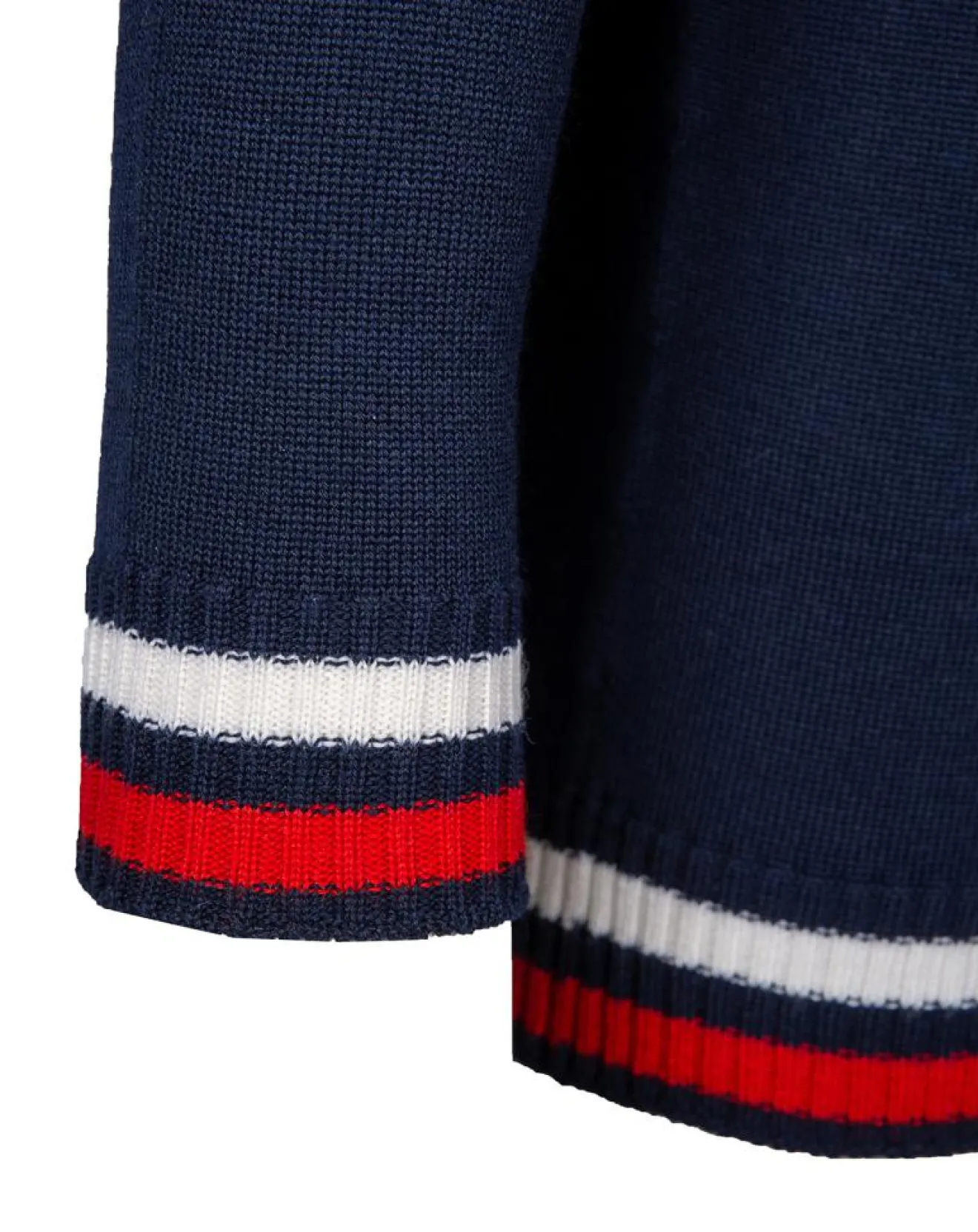 Homme Duvillard Pull en Laine mélangée Pierre bleu nuit