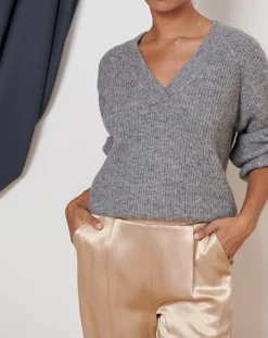 Clearance Garance Paris Pull en Laine mélangée Tinsley gris