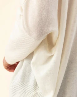 Femme Indies Pull en Laine mélangée Tobby écru