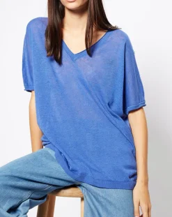 Clearance Maison Anje Pull en Lin & Coton Lelena greek