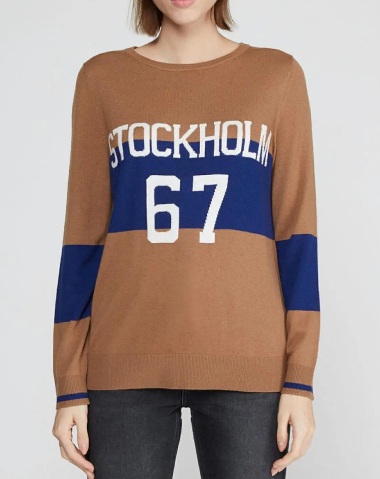 Femme Marc O'Polo Pull fin en Laine & Cachemire mélangés Stokholm Klook camel