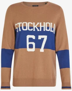 Femme Marc O'Polo Pull fin en Laine & Cachemire mélangés Stokholm Klook camel