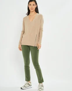 Discount Lauren Vidal Pull fin Pearl beige