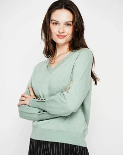 Femme Cachemire & Jo Pull Heloise jade