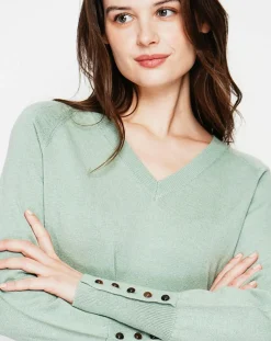 Femme Cachemire & Jo Pull Heloise jade