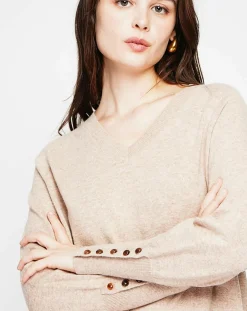 Cachemire & Jo Pull Heloise nougat