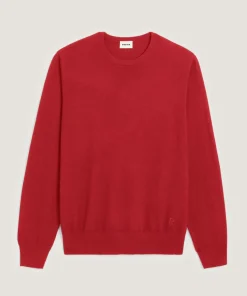Clearance Rodier Pull Ibrahim 100% Laine rouge