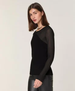 Femme Rodier Pull Igwen en Laine mélangé noir