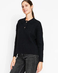 Hot Assuili Pull Ines noir