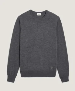 Discount Rodier Pull Isaac 100% Laine gris foncé