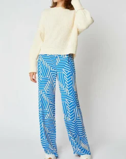 Femme An'ge Pull Julie en Laine mélangée écru