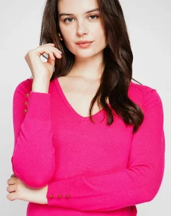 Cachemire & Jo Pull Juliette fushia