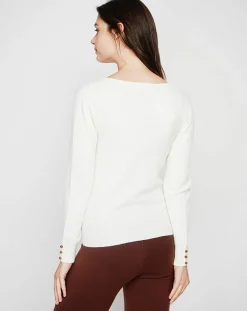 Femme Cachemire & Jo Pull Juliette naturel