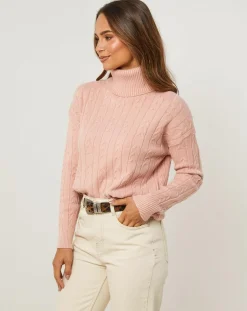 Femme L'Armoire de Suzette Pull Juliette rose
