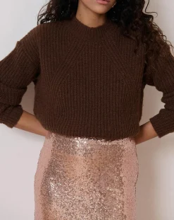 Femme Garance Paris Pull Kira chocolat