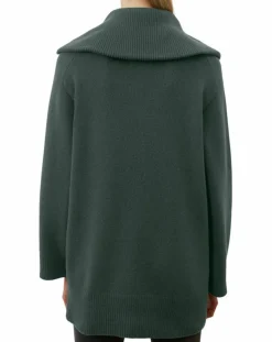 Online Marc O'Polo Pull long en Laine mélangé vert foncé