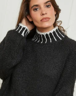 Online L'Armoire de Suzette Pull Lou noir