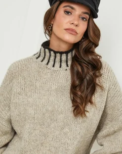 Femme L'Armoire de Suzette Pull Lou taupe