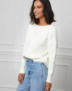 Femme L'Armoire de Suzette Pull Louise écru
