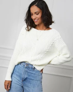 Femme L'Armoire de Suzette Pull Louise écru