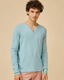 Homme Harris Wilson Pull Madden acier chiné