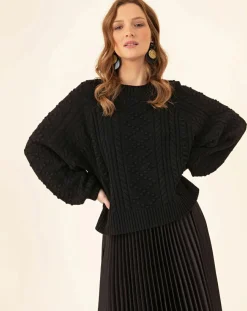 Femme Indies Pull Mandi noir