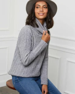 Best Soft Cashmere Pull Margaux gris