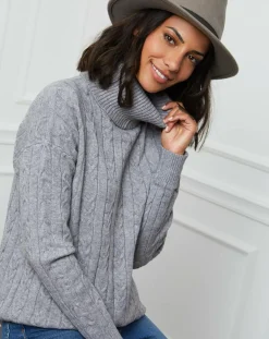 Best Soft Cashmere Pull Margaux gris