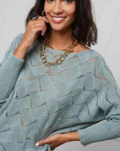 Femme L'Armoire de Suzette Pull Marie vert