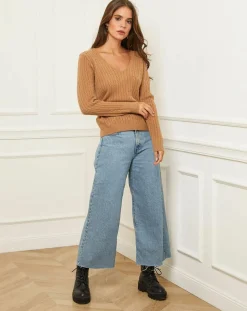 Femme Soft Cashmere Pull Marta camel