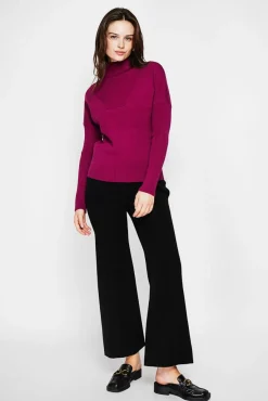 Femme Cachemire & Jo Pull Mathilde cerise