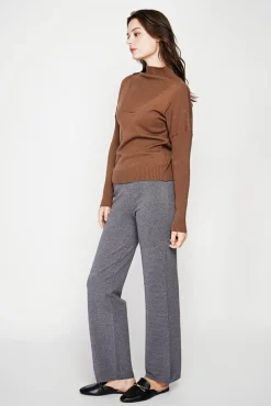 Femme Cachemire & Jo Pull Mathilde marron