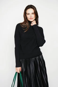 Cachemire & Jo Pull Mathilde noir