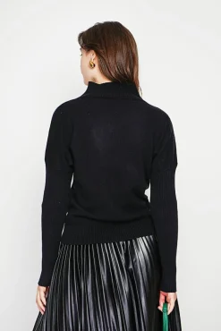 Cachemire & Jo Pull Mathilde noir