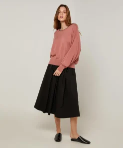 Femme Rodier Pull Maximilienne en Laine mélangée bois de rose